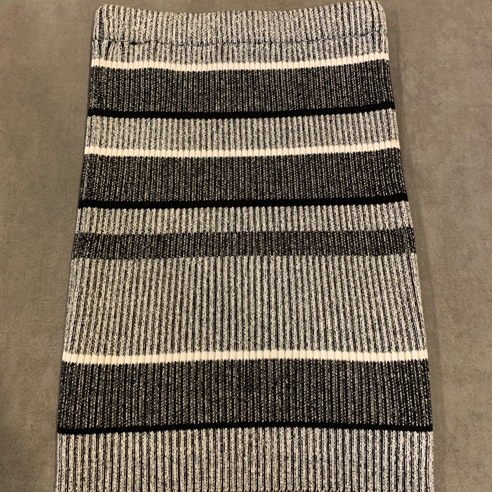 Alexander Wang Horizontal Stripe A Line Skirt - image 1